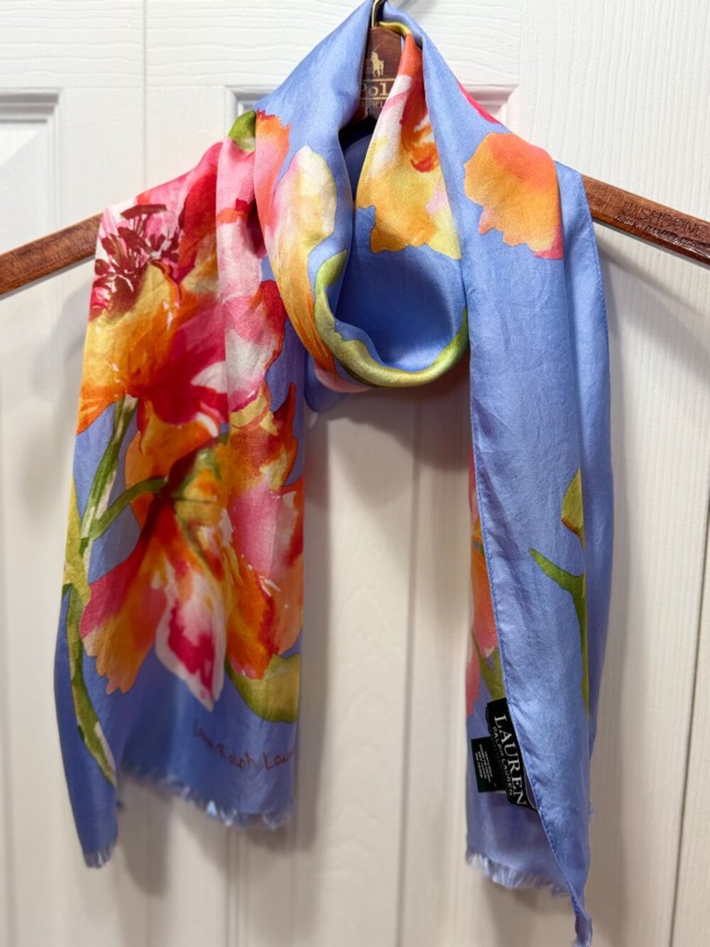 Lauren Ralph Lauren 100% Silk Scarf